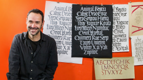 Calligraphy with Powerful Gothics. Calligraphy, and Typography course by Oriol Miró Genovart