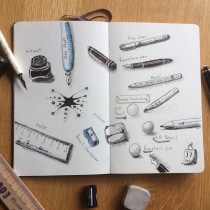 My project in The Art of Sketching: Transform Your Doodles into Art course. Traditional illustration, Pencil Drawing, Drawing, and Sketchbook project by Jan den Haan - 10.06.2020